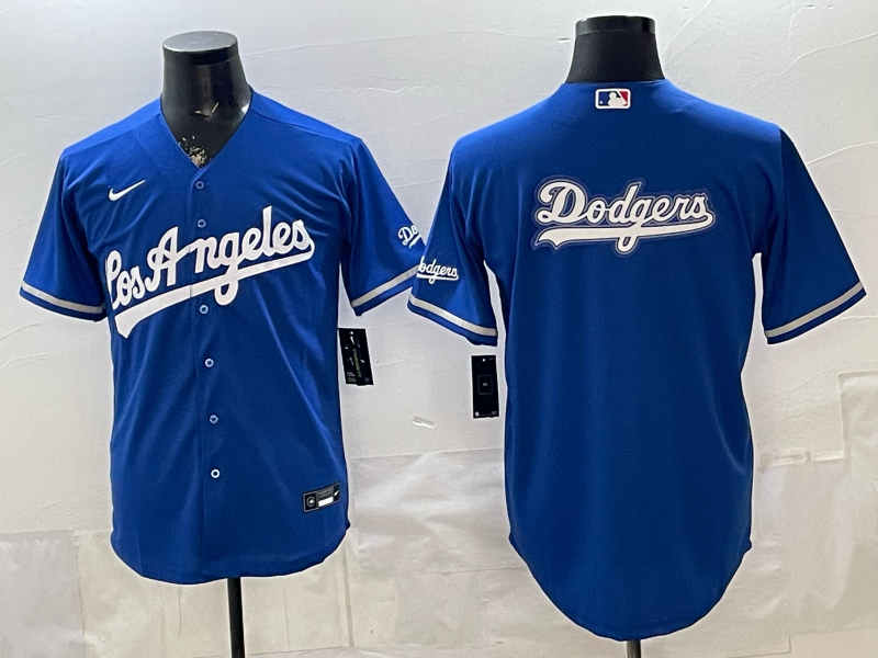Men 2026 Los Angeles Dodgers blank blue Game Nike MLB Jersey 0401003->->MLB Jersey